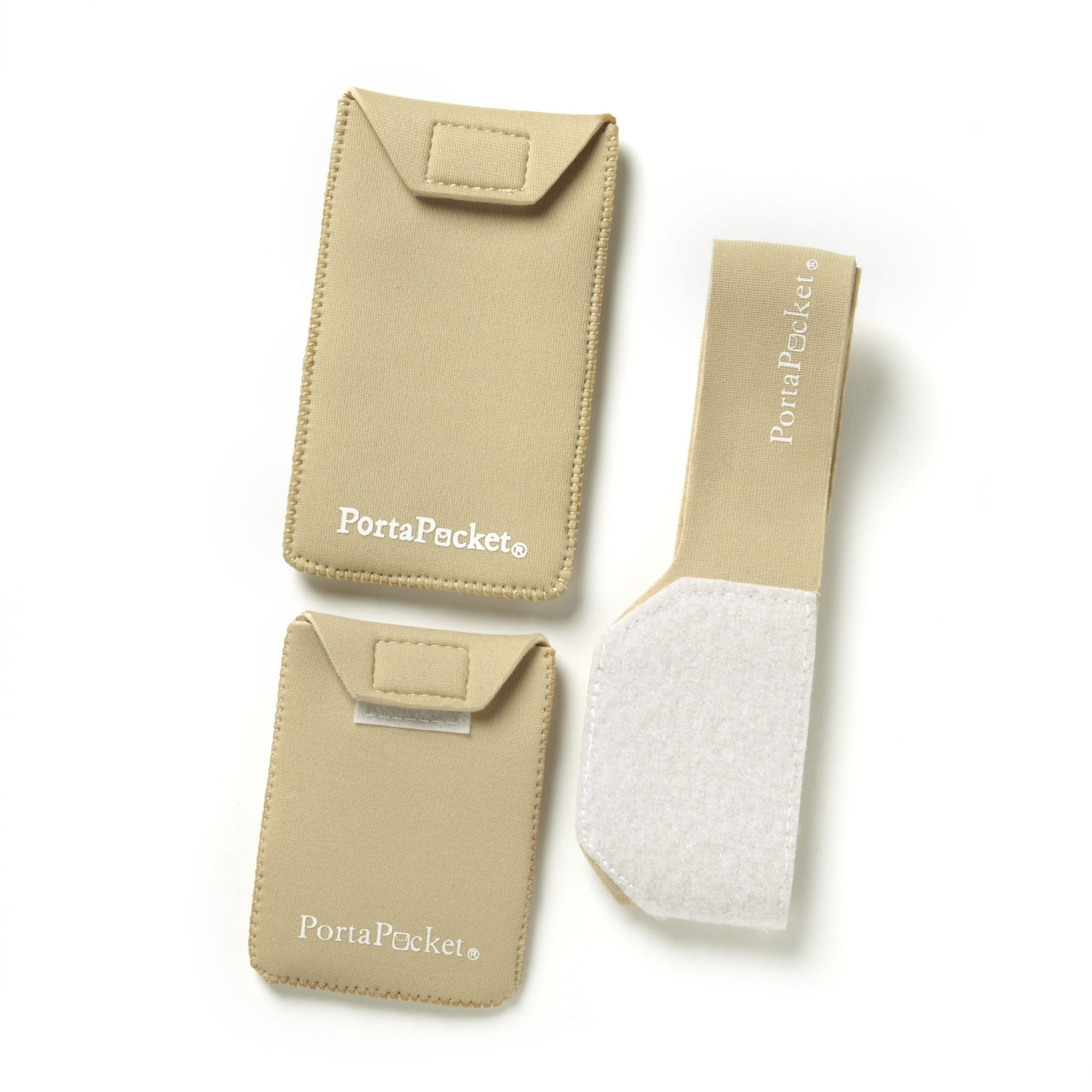 secret pockets; weaable travel wallet in beige