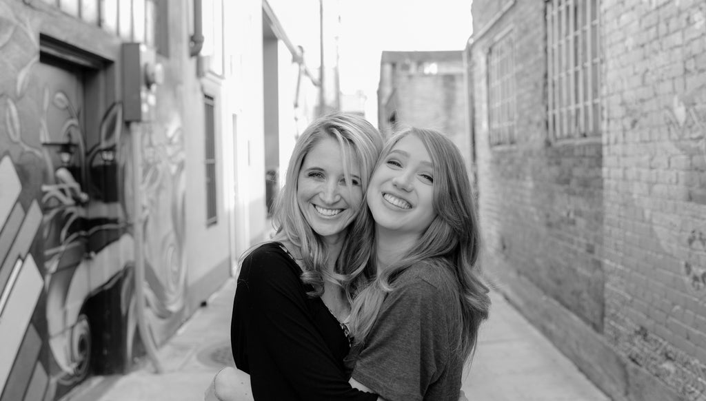 Tara Bruley and daughter with Be. Prepared. Period. 