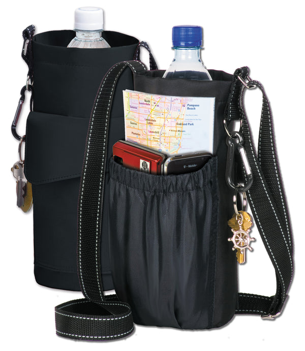crossbody travel bag with water bottle holder nicgids The Go Caddy - Fits Bottles up to 1.5 Liter personalized fishing gift Fishing Valentine Svg - Firmness:Soft Keep your hands free
