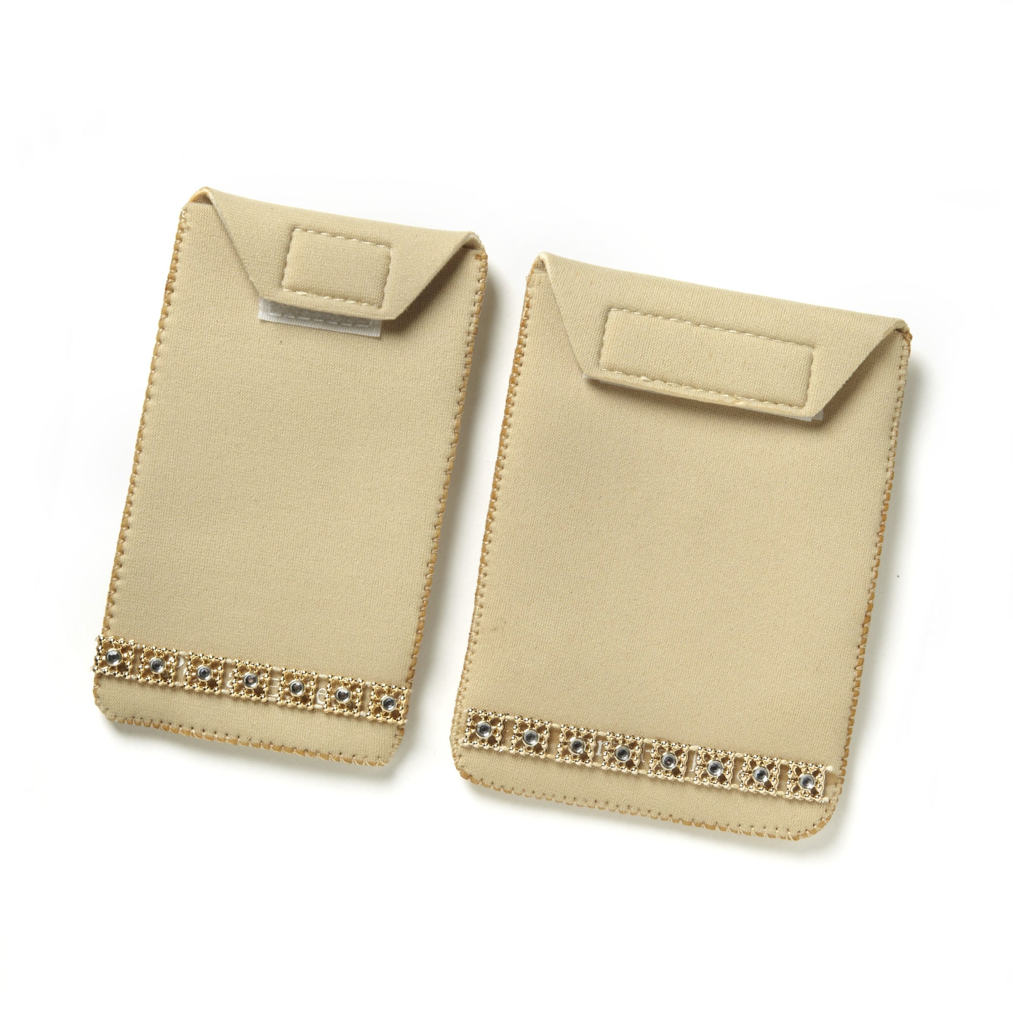 beige sparkle design on pockets to fit your passport and iphone4 or 5