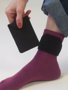 Detachable pockets mean PortaPocket makes life easier! Here on ankle