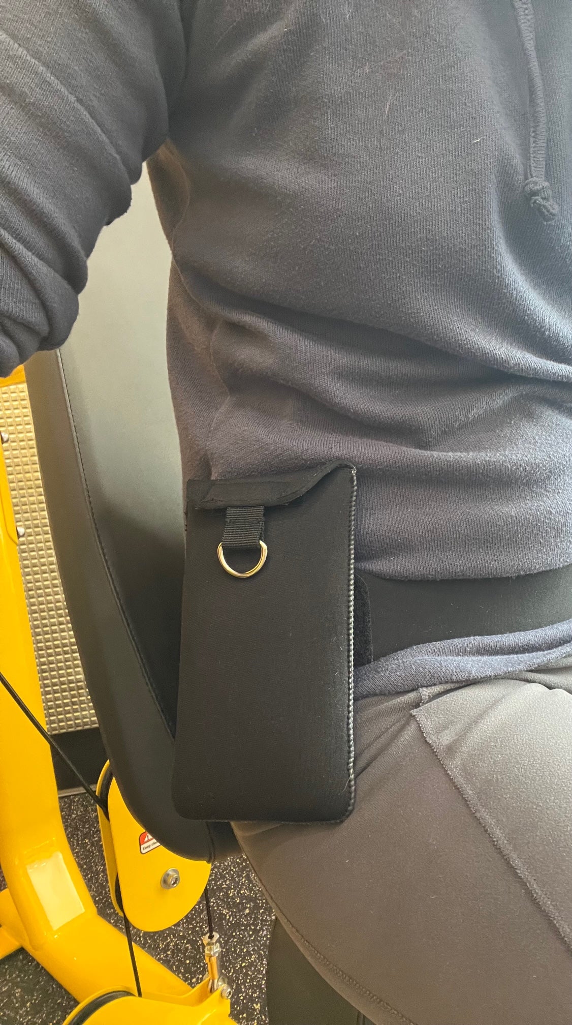 PortaPocket Belt & Pocket Kit with D-ring (for waist/hip/thigh) ~ fits cellphones, passports & more