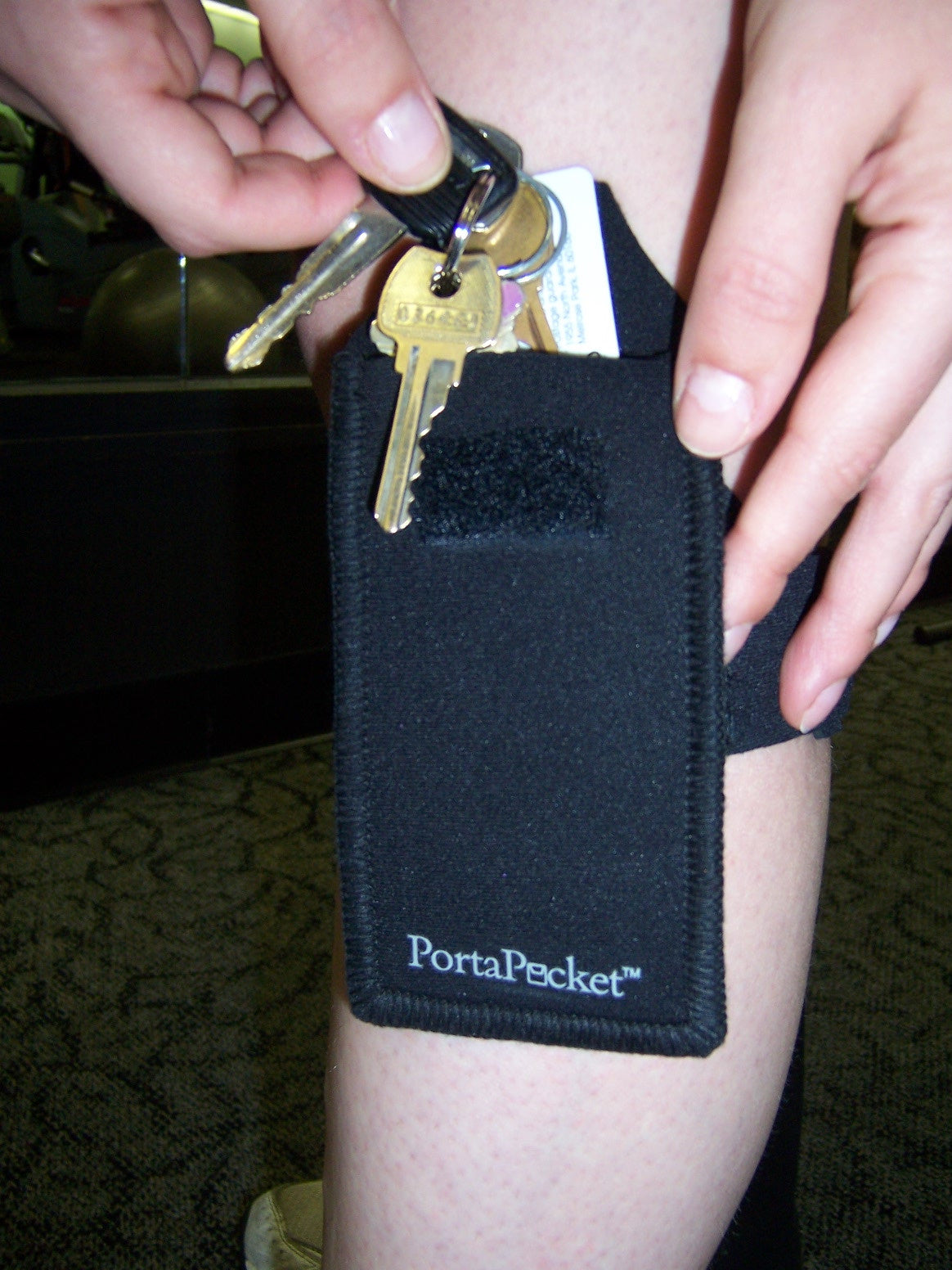 PortaPocket pocket works for keys and key rings