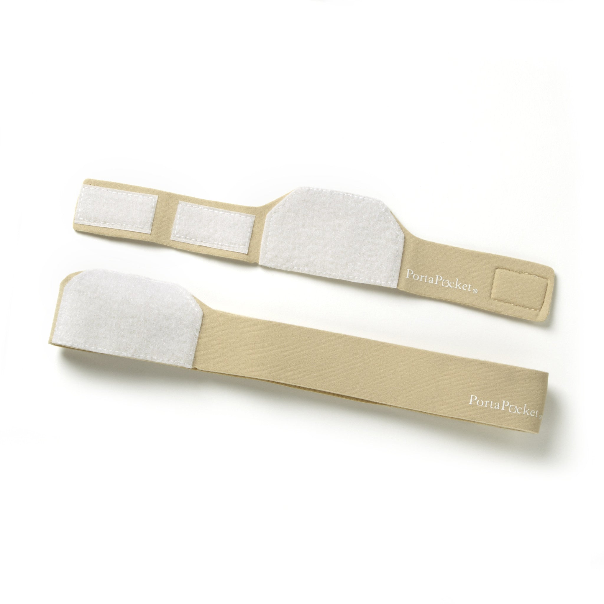 36" long PortaPocket waist belt and 12" mini strap in beige neoprene