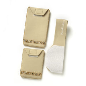 3 piece cream gem pattern