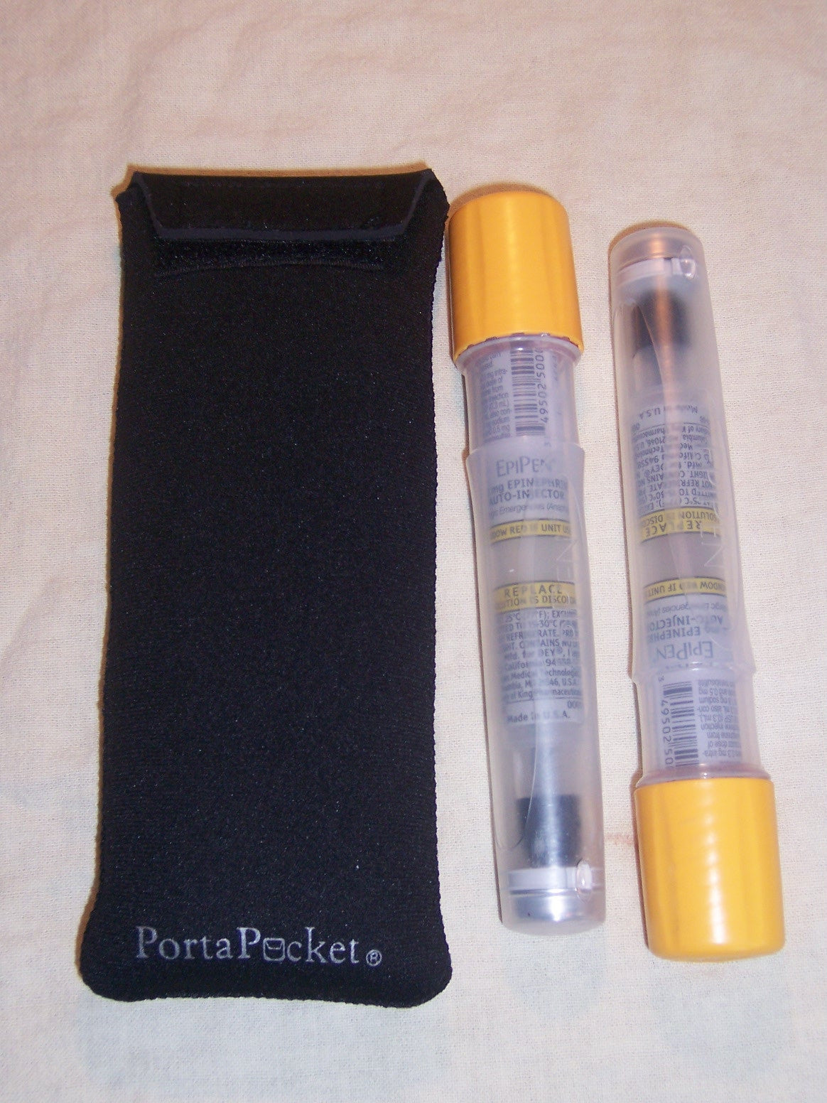 how to hands free carry EpiPens; accessory for those with food allergies