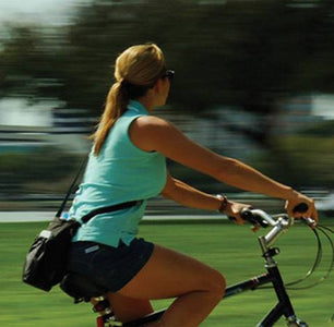 simple to use Go Caddy while on bike