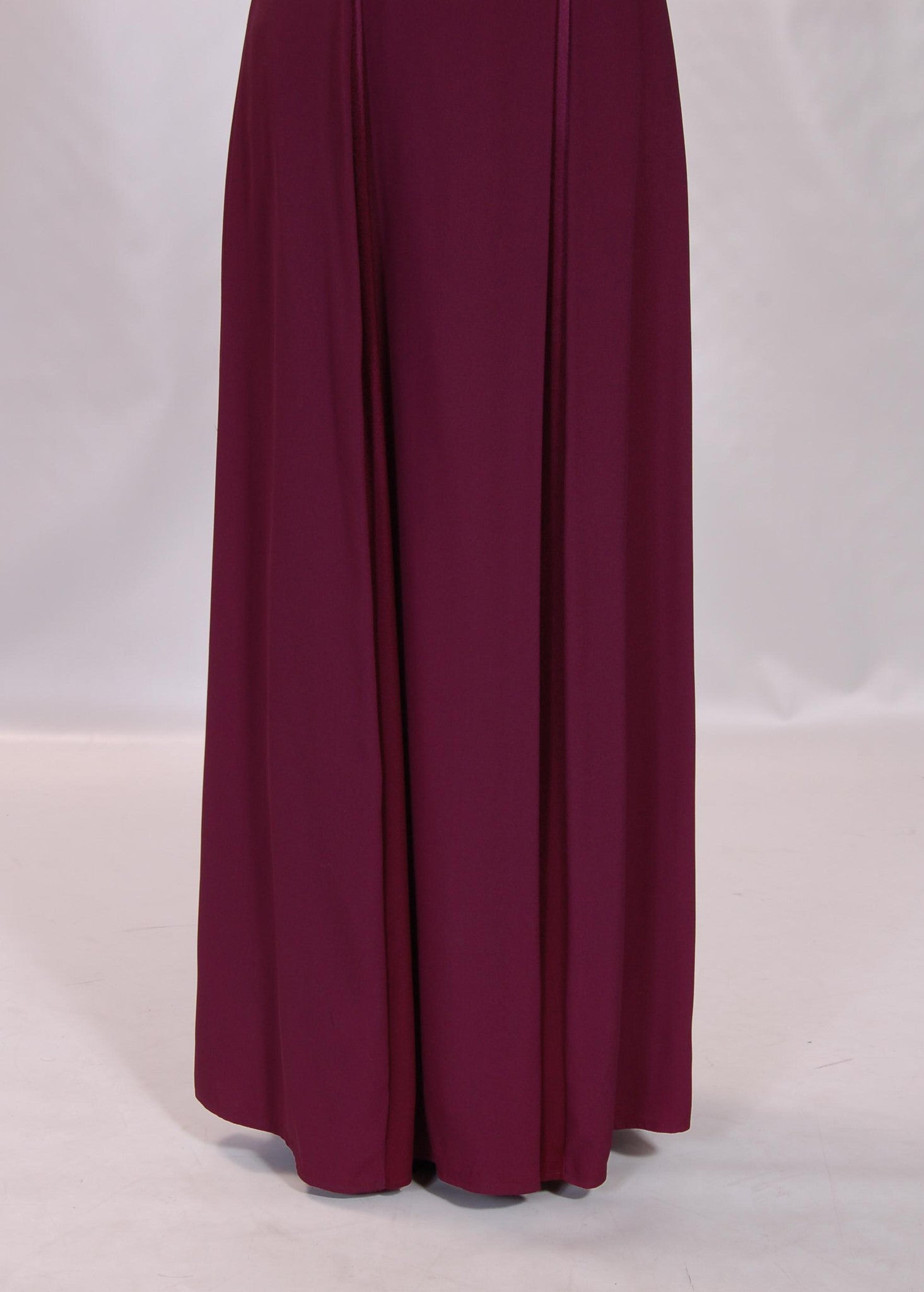 Long evening or prom dress hiding PortaPocket pocket underneath! 