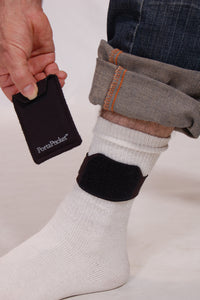 detachable pocket worn around an ankle