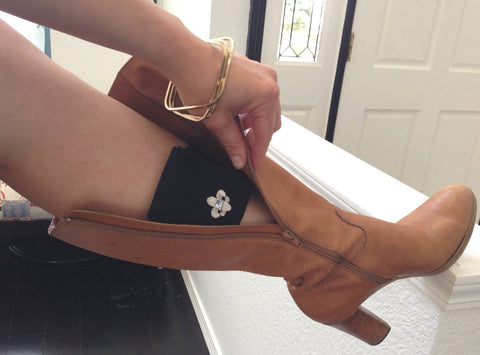 *bling!* Essentials (small) ~ undercover leg stash for IDs & credit cards